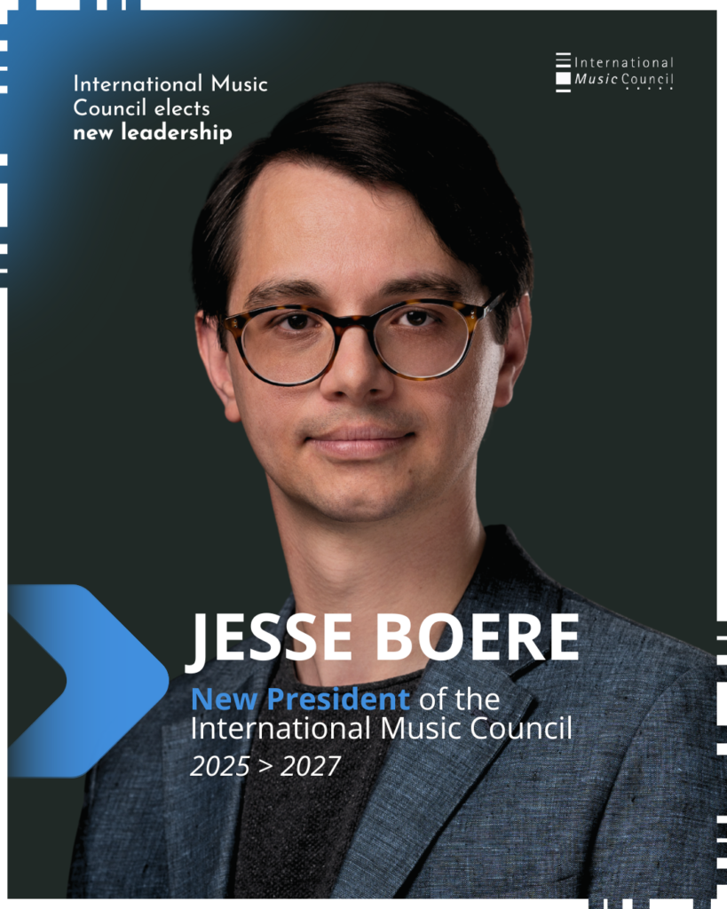 International Music Council elects new leadership